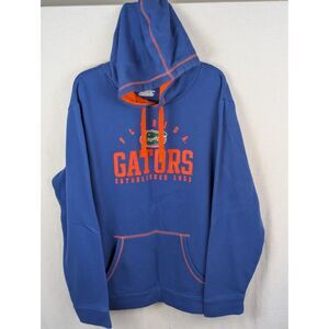 Florida Gators Fanatics Blue/Orange Logo Hoodie Sweater Men's Size 2XL/XXL